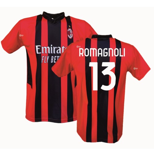 Maglia Milan Romagnoli 13 ufficiale replica 2021/22 prodotto ufficiale